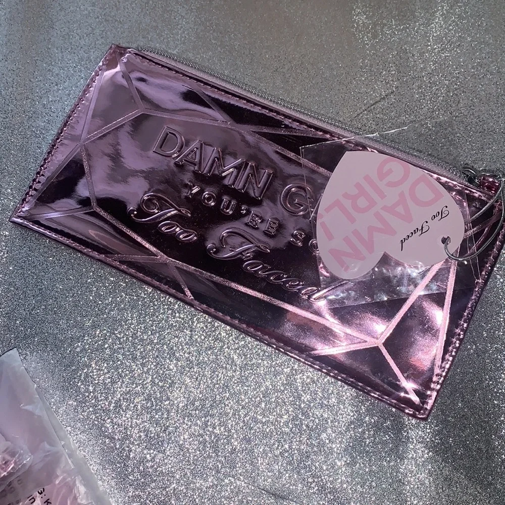 Too Faced “Damn Girl‎ You're so Too Faced” Makeup bag